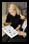 Die Lifestyle Patin Sylvia Leifheit blättert gemeinsam mit Direktorin Astrid Simml in der ersten Ausgabe der Enzyklopädie Who is Who der europäischen Frauen. Foto: B.Noll/Who is Who ©. Abdruck honorarfrei bei Nennung.