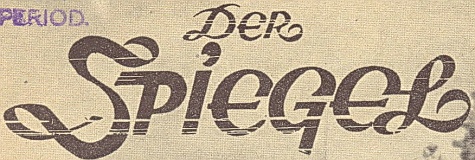 Beispielhafter Titelschriftzug der Zeitschrift