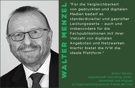 Zur IVW gefragt: Walter Menzel