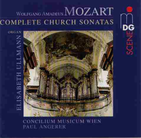Mozart sämtliche Kirchensonaten CD Cover