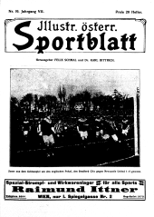 Illustriertes (Österreichisches) Sportblatt 19110506 Seite: 1