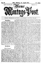 Wiener Montags-Post