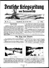 Deutsche Kriegszeitung von Baranowitschi