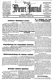 Neues Wiener Journal: unparteiisches Tagblatt