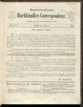 Österreichische Buchhändler-Correspondenz