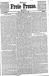 Neue Freie Presse 18980509 Seite: 1