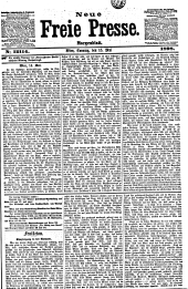 Neue Freie Presse 18980515 Seite: 1