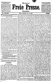 Neue Freie Presse 18980619 Seite: 1