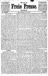 Neue Freie Presse 18980625 Seite: 1
