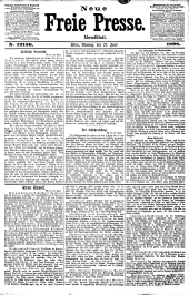 Neue Freie Presse 18980627 Seite: 1