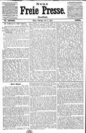 Neue Freie Presse 18980704 Seite: 1
