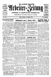 Arbeiter Zeitung 19330825 Seite: 1