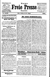 Neue Freie Presse 19330825 Seite: 1