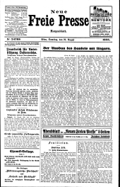 Neue Freie Presse 19330826 Seite: 1