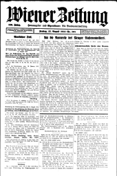 Wiener Zeitung 19330825 Seite: 1
