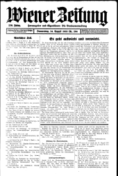 Wiener Zeitung 19330824 Seite: 1