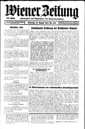 Wiener Zeitung 19330826 Seite: 1