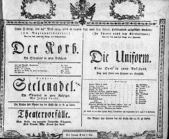 Theaterzettel (Oper und Burgtheater in Wien) 18050524 Seite: 1