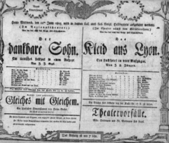 Theaterzettel (Oper und Burgtheater in Wien) 18050612 Seite: 1