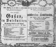 Theaterzettel (Oper und Burgtheater in Wien) 18050615 Seite: 1