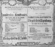 Theaterzettel (Oper und Burgtheater in Wien) 18050702 Seite: 1