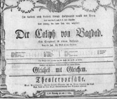 Theaterzettel (Oper und Burgtheater in Wien) 18050719 Seite: 1