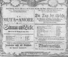 Theaterzettel (Oper und Burgtheater in Wien) 18050721 Seite: 1