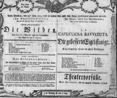Theaterzettel (Oper und Burgtheater in Wien) 18050723 Seite: 1