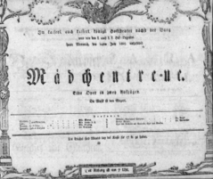 Theaterzettel (Oper und Burgtheater in Wien) 18050724 Seite: 1