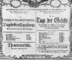 Theaterzettel (Oper und Burgtheater in Wien) 18050730 Seite: 1