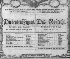 Theaterzettel (Oper und Burgtheater in Wien) 18050811 Seite: 1