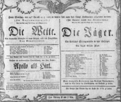 Theaterzettel (Oper und Burgtheater in Wien) 18050824 Seite: 1