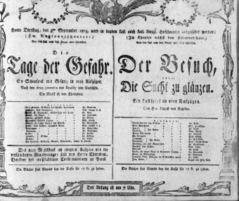Theaterzettel (Oper und Burgtheater in Wien) 18050903 Seite: 1