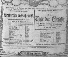 Theaterzettel (Oper und Burgtheater in Wien) 18050913 Seite: 1