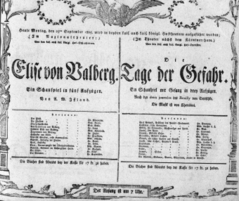 Theaterzettel (Oper und Burgtheater in Wien) 18050923 Seite: 1
