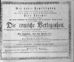 Theaterzettel (Oper und Burgtheater in Wien) 18051024 Seite: 2