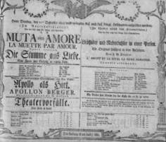 Theaterzettel (Oper und Burgtheater in Wien) 18051210 Seite: 1