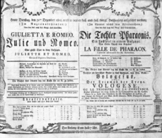 Theaterzettel (Oper und Burgtheater in Wien) 18051231 Seite: 1