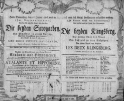 Theaterzettel (Oper und Burgtheater in Wien) 18060102 Seite: 1