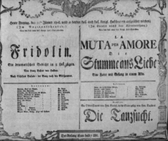 Theaterzettel (Oper und Burgtheater in Wien) 18060131 Seite: 1
