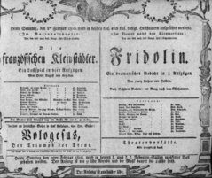 Theaterzettel (Oper und Burgtheater in Wien) 18060202 Seite: 1