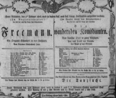 Theaterzettel (Oper und Burgtheater in Wien) 18060205 Seite: 1