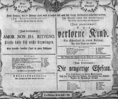 Theaterzettel (Oper und Burgtheater in Wien) 18060207 Seite: 1