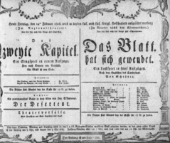 Theaterzettel (Oper und Burgtheater in Wien) 18060214 Seite: 1