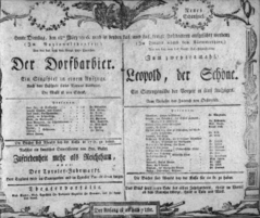 Theaterzettel (Oper und Burgtheater in Wien) 18060318 Seite: 1