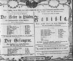 Theaterzettel (Oper und Burgtheater in Wien) 18060322 Seite: 1
