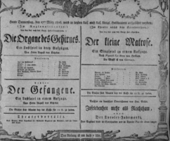 Theaterzettel (Oper und Burgtheater in Wien) 18060327 Seite: 1