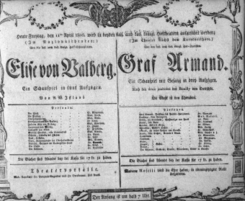Theaterzettel (Oper und Burgtheater in Wien) 18060411 Seite: 1