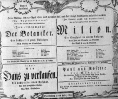 Theaterzettel (Oper und Burgtheater in Wien) 18060414 Seite: 1