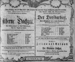 Theaterzettel (Oper und Burgtheater in Wien) 18060521 Seite: 1